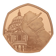 2019 Paddington at St. Paul's Cathedral Fifty Pence 50p Proof Gold Coin Boxed