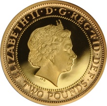 2008 Proof £2 Coin Gold Double Sovereign London Olympic Handover Ceremony
