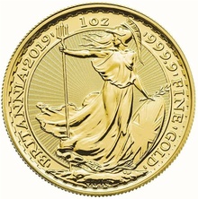 2019 Gold Britannia Coin 1oz PCGS MS70