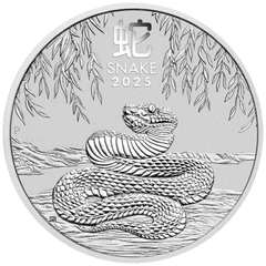 2025 Year of the Snake Silver Coin 1/2oz Perth Mint Australian Lunar Series