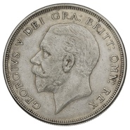 1927 Silver Crown Coin George V Wreath