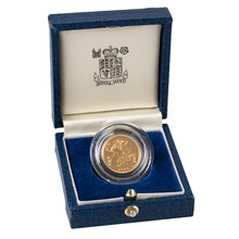 1986 Proof Gold Half Sovereign Boxed