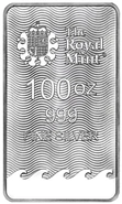 100oz Silver Bar Grade B