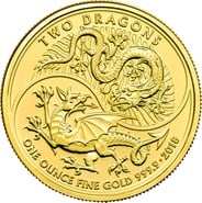2018 'Two Dragons' 1oz Gold Coin