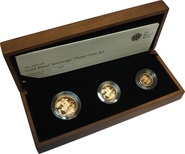 2009 Gold Proof Sovereign Three Coin Set Boxed