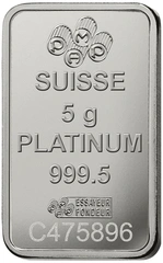 Second Hand Platinum 5g Bar
