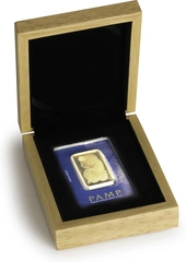 50g Gold Bar PAMP Lady Fortuna Gift Boxed