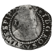 1603-1604 James I Silver Penny Hammered mm Thistle