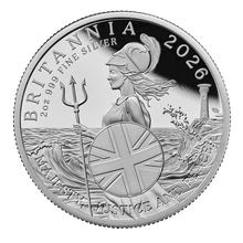 2026 Britannia 2oz Silver Proof Coin Boxed