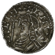 1035-1042 Harthacnut Silver Penny Hammered Thetford Tidread