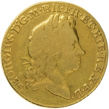 1715 Gold Guinea Coin George I Fine
