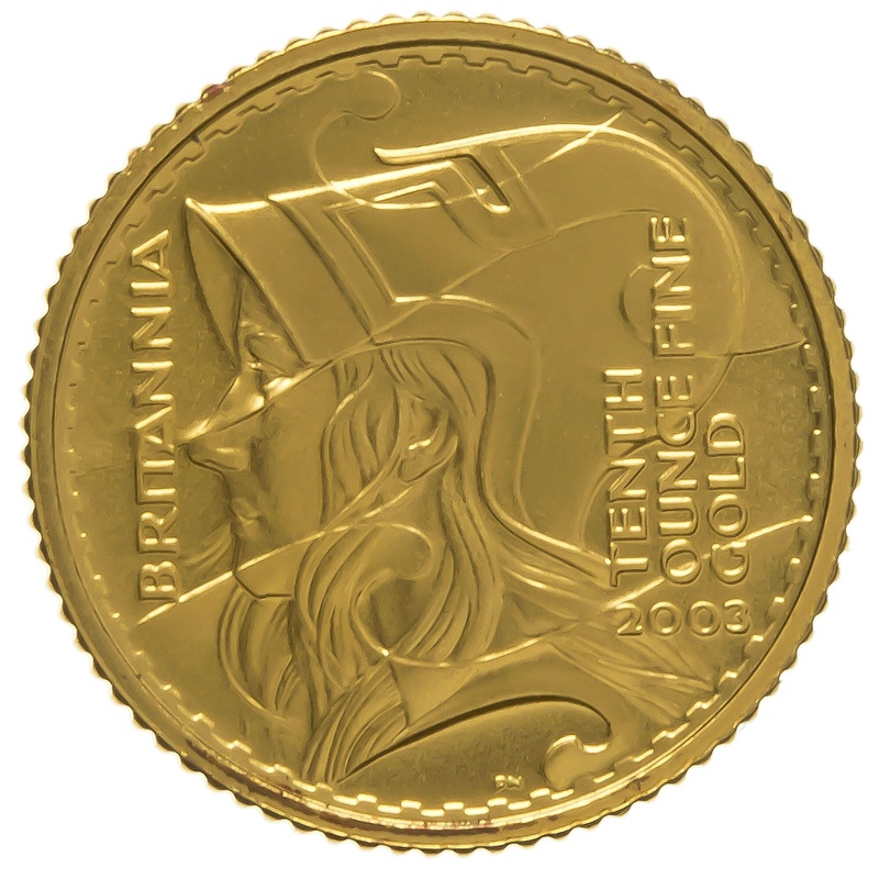 2003 Proof 1/10oz Gold Britannia Coin