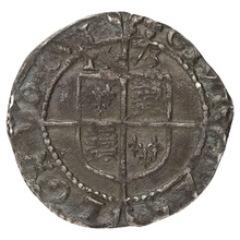 1573 Silver Three Halfpence Elizabeth I Acorn
