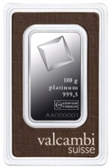 100 Gram Platinum Bars