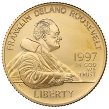 1997 Roosevelt - American Gold Commemorative $5