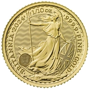 2024 1/10oz Gold Britannia Coin