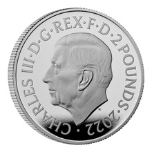 2022 Her Majesty Queen Elizabeth II Memorial 1oz Proof Silver Coin Boxed