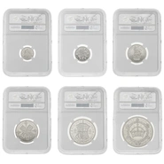 1927 George V Silver Proof Six Coin Set Slabbed