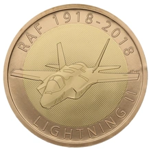 2018 Proof £2 Gold Coin RAF Centenary F-35 Lightning II Boxed