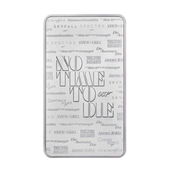 10oz Silver Bar James Bond 007
