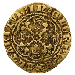 Quarter Noble Gold Coin Edward III Very Fine