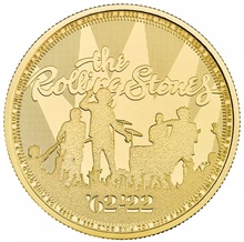 2022 1oz Rolling Stones Gold Coin Music Legends