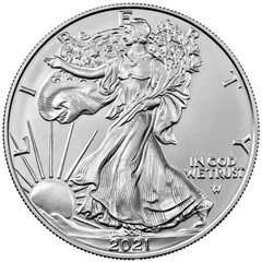 2021 American Silver Eagle Coin 1oz Type II