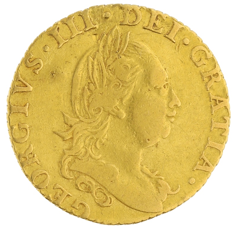 1779 Gold Half Guinea Coin George III