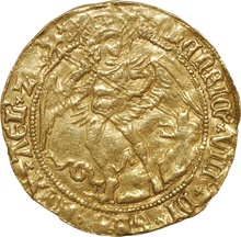 Gold Angel Coin Henry VIII Good Fine