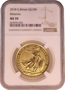2018 Gold Britannia Coin 1oz NGC MS70