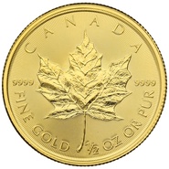 2020 Half Ounce Gold Maple