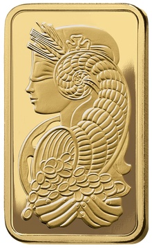 50g Gold Bar PAMP Lady Fortuna Minted