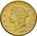 1900 $20 Double Eagle Liberty Head Gold Coin, San Francisco