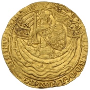 1356-61 Edward III Hammered Gold Noble mm Cross 3