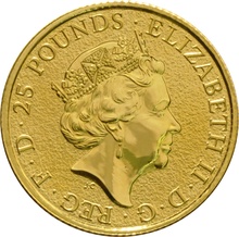 2016 1/4oz Lion of England Gold Coin Queen's Beasts