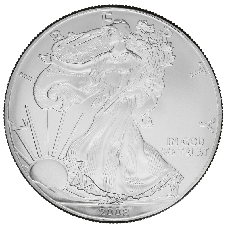 2008 1oz American Eagle Silver Coin