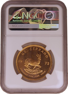 1973 Proof Krugerrand Gold Coin 1oz NGC PF67