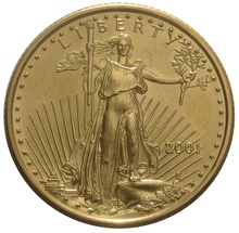 2001 1/4oz American Eagle Gold Coin