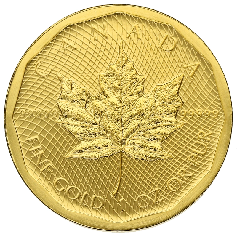 2009 Canadian Maple Leaf Gold Coin 1oz 99999