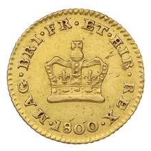 1800 1/3 Guinea Gold Coin George III