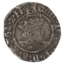 Henry VIII Silver Half Groat Twopence Fine