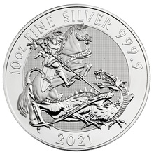 2021 Royal Mint Valiant Silver Coin 10oz