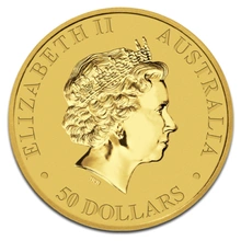 2016 1/2oz Australian Kangaroo Gold Nugget Coin