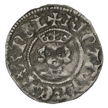 1377-1399 Silver Half Penny Coin Richard II