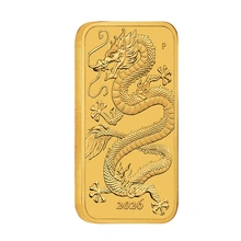 2026 Perth Mint 1oz Dragon Rectangular Gold Bar (Coin)