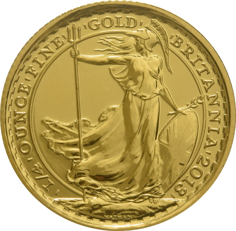 2013 1/4oz Gold Britannia Coin
