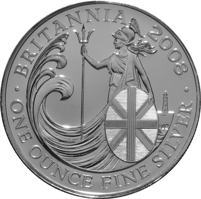 2008 1oz Silver Britannia Coin