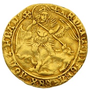 1499-1502 Gold Angel Coin Henry VIII Anchor