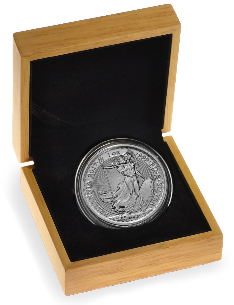 2017 1oz Britannia 20th Anniversary Silver Coin Gift Boxed