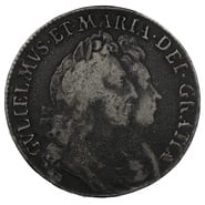 1693 Silver Half Crown Coin William & Mary